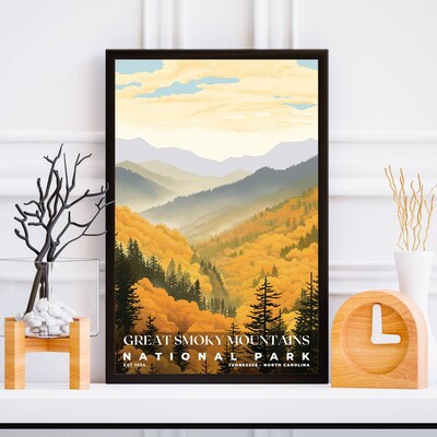 Great Smoky Mountains National Park Poster, Travel Art, Office Poster, Home Decor | S3 - image5